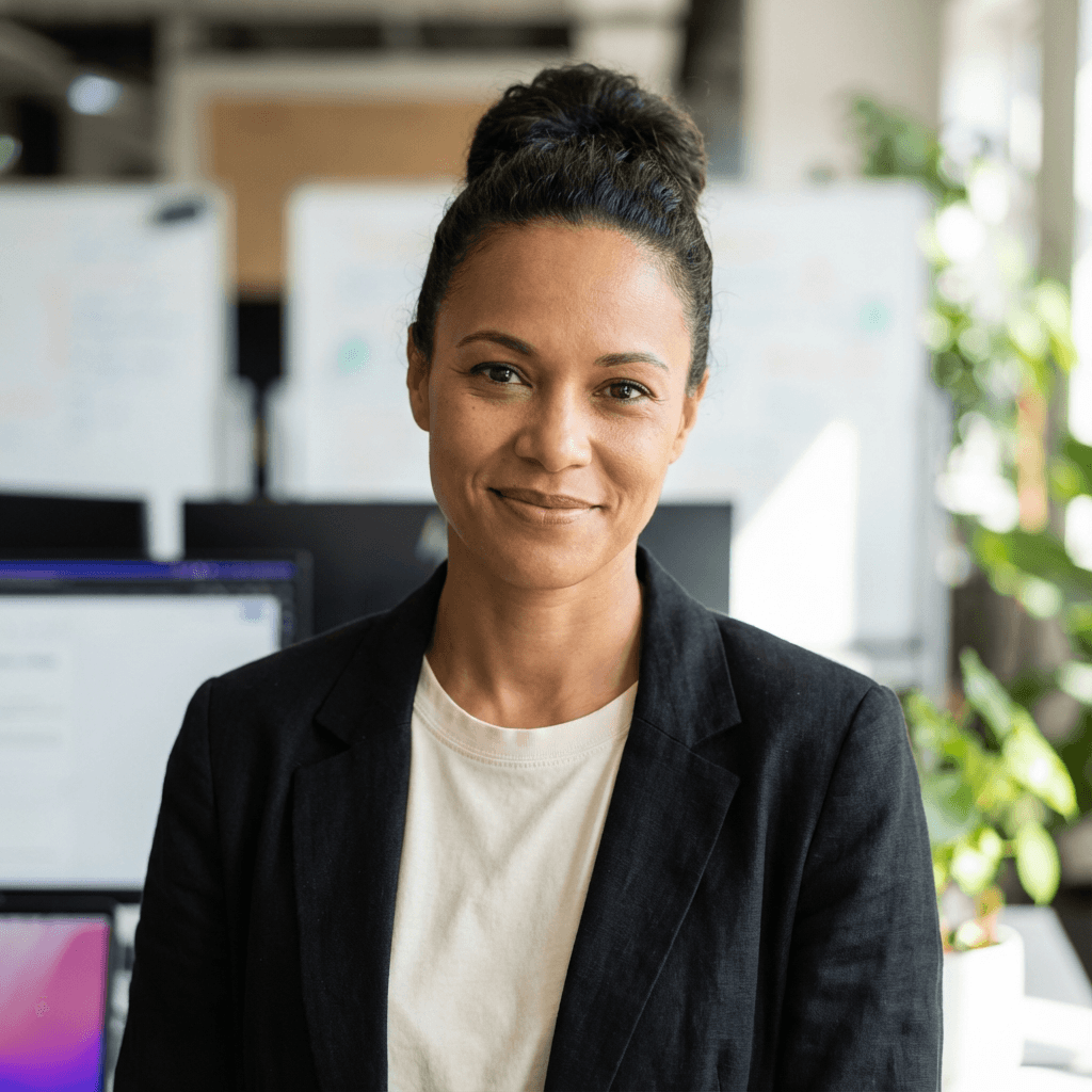 Amelia Rousseau in a professional setting